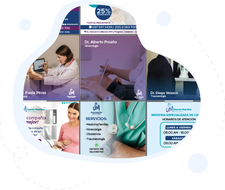 Placa de posteo para redes sociales 